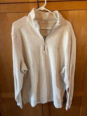 Tommy Bahama Relax Tobago Bay 100% Cotton Half-Zip Pullover Sweatshirt